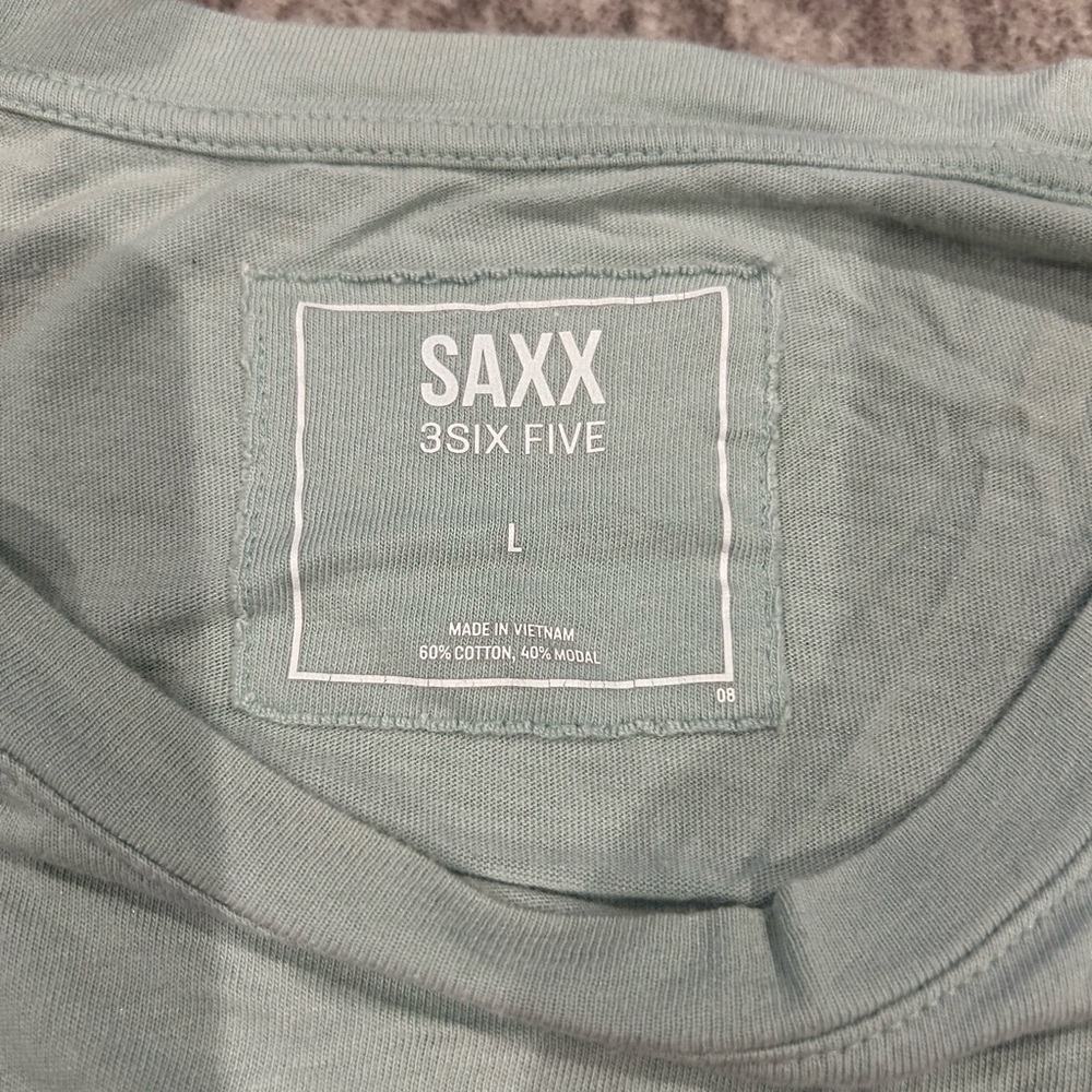 Saxx 3SIX FIVE T-Shirt in Soft Green